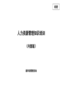 某著名咨询公司的人力资源培训(ppt 176)
