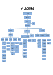 公司人员编制结构图