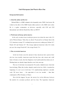 研究生读说写第一册第八单元Unit-8---Europeans-Just-Want-to-Have-