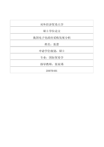 我国电子化政府采购发展分析