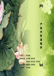 产业内贸易理论..