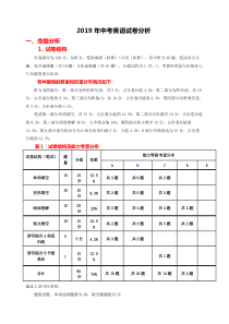 D-广东省东莞市2019届九年级英语中考仿真测试模拟(解析)