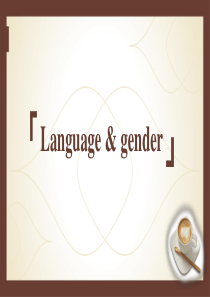language&gender