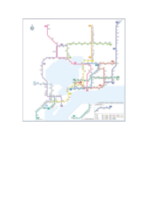 青岛市城市轨道交通线网示意图(2020年)