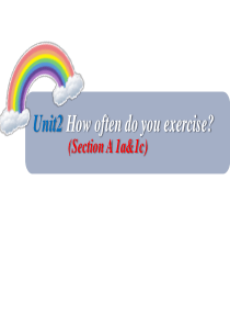 人教版八年级英语上册(初二)Unit2-SectionA-1a--2d--课件