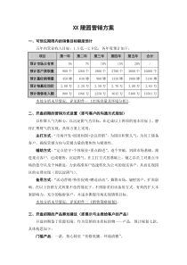 XX陵园营销方案提纲