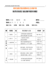 疑似脊柱损伤现场固定与搬运的评分细则表