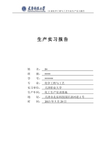 生产实习报告