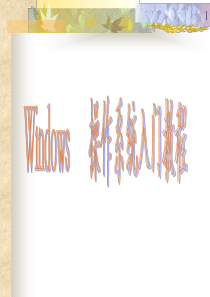 Windows-操作系统培训教程.ppt
