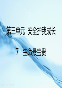 7---生命最宝贵--公开课一等奖课件