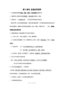 初中化学知识点完整版