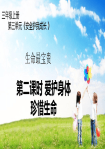 《生命最宝贵》第二课时课件.