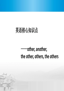 不定代词other的辨析