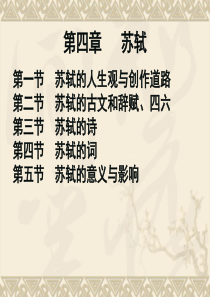 第四章-苏轼分析