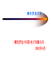 摩托罗拉电子有限公司 分析(ppt 39)