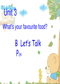 PEP五年级上册英语第三单元B-Let-talk课件