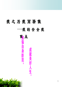 女生安全讲座ppt课件