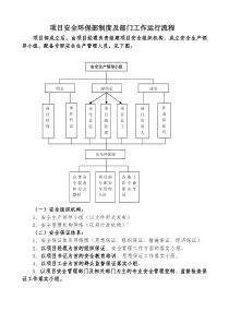 项目安全环保部部门工作流程