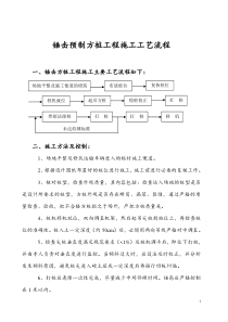 锤击方桩施工工艺流程