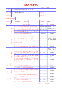 门型脚手架验收表4