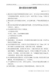 AQ3.4.2.32（潜水泵安全操作规程）