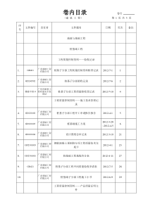 卷内目录
