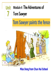 9A公开课U7-Tom-Sawyer-paints-the-fence