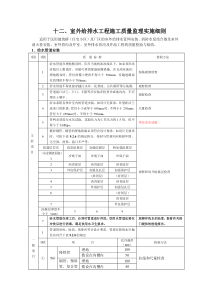 室外给排水工程施工质量监理实施细则