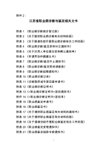 职业病诊断文书