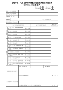 5、电线导管、电缆导管和线槽敷设(室内)GD2406027