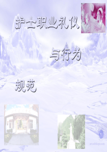 护士职业礼仪与行为