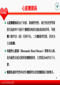 医学课件心脏瓣膜病专业知识