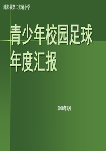 足球特色学校汇报PPT