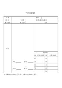空鼓开裂验验收记录表