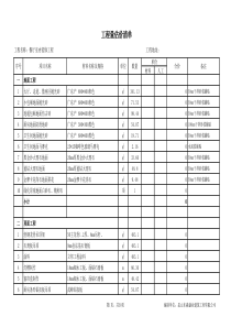 【装饰装修预算】餐厅报价-清单(1)