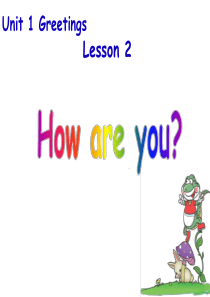 2020-2021学年鲁科版英语三年级上册Unit-1-Greetings--Unit-1-Less