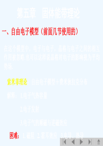 固体物理-第五章固体能带理论