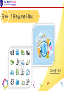《人工智能基础与应用》(樊重俊编著)第9章+自然语言与语音处理
