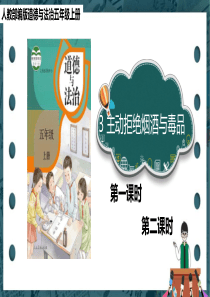 3-主动拒绝烟酒与毒品-课件PPT【五上道德与法治】