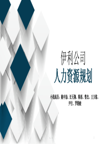 伊利集团人力资源规划稿件.ppt