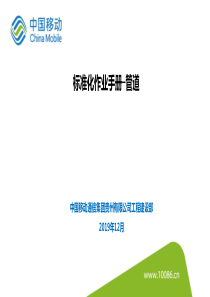 标准化作业手册-管道