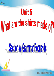 英语九年级人教版unit-5-Section-A-(grammarfocus-4c)课件(42张)