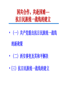 抗日民族统一战线是如何建立起来的？