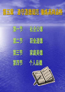 2015--第五章---遵守道德规范--锤炼高尚品格