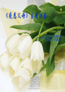 感恩父母-主题班会ppt