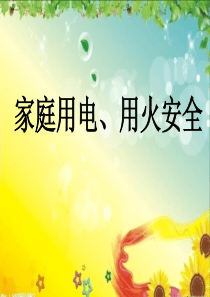 家庭用电用火安全