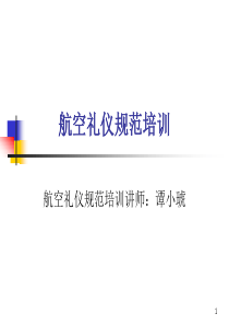 航空礼仪培训（PPT67页)