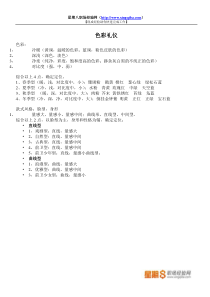 色彩对每个人的影响（色彩礼仪）