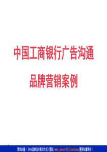中国工商银行品牌策划提案.精讲
