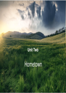 现代大学英语口语(1)Unit-Two